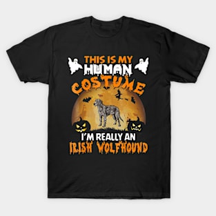 Irish Wolfhound Halloween This Is My Costume T-Shirt